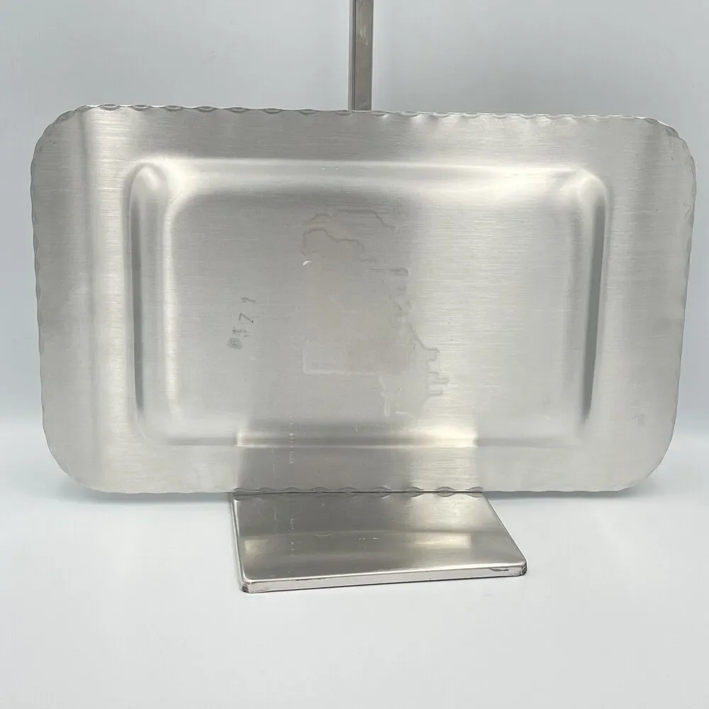 Norge Norway Vintage Hammered Aluminum Tray Etched Engraved Souvenir Decor Gift